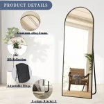 Metal Arch Full Length Mirror Floor Mirror Wall-Mounted - Image 22