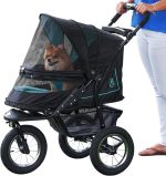 No-Zip NV Pet Stroller for Cats/Dogs, Zipperless Entry, Easy One-Hand Fold, Gel-Filled Tires, Plush Pad + Weather Cover Included, 3 colors - Image 28